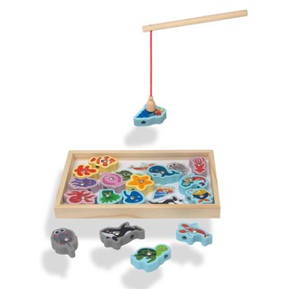 Đồ chơi gỗ - Đồ chơi cho bé - Đồ chơi chơi câu cá kích thước 23cm x 15cm