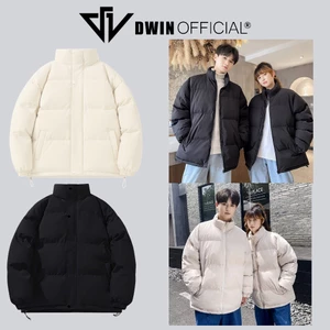 Áo khoác phao nam nữ DWIN local brand form oversize cổ cao unisex trần bông dày dặn siêu ấm AK04A
