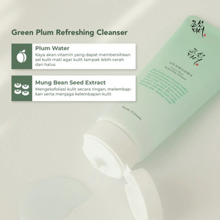 Sữa rửa mặt Beauty of Joseon 100ml/Beauty of Joseon Green Plum Refreshing Cleanser