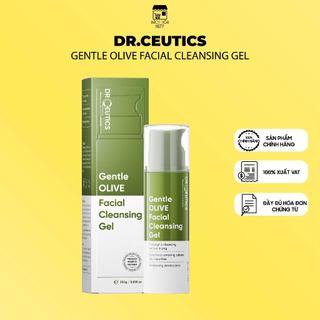 Gel Rửa Mặt DrCeutics Tạo Bọt Sạch Sâu Gentle Olive Facial Cleansing Gel (250g)