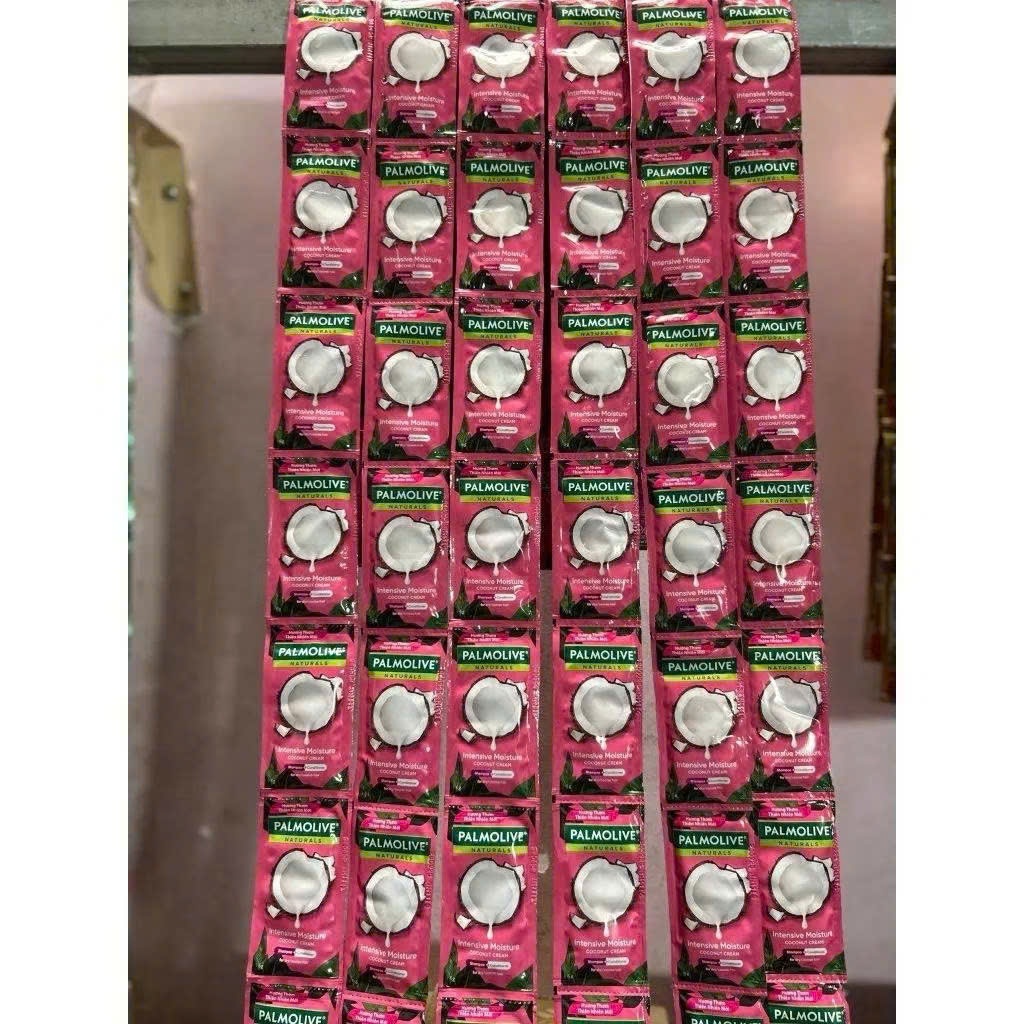 Dầu gội Palmolive kèm dầu xả 2in1 chai 180ml, gói 6g, dây 10 gói