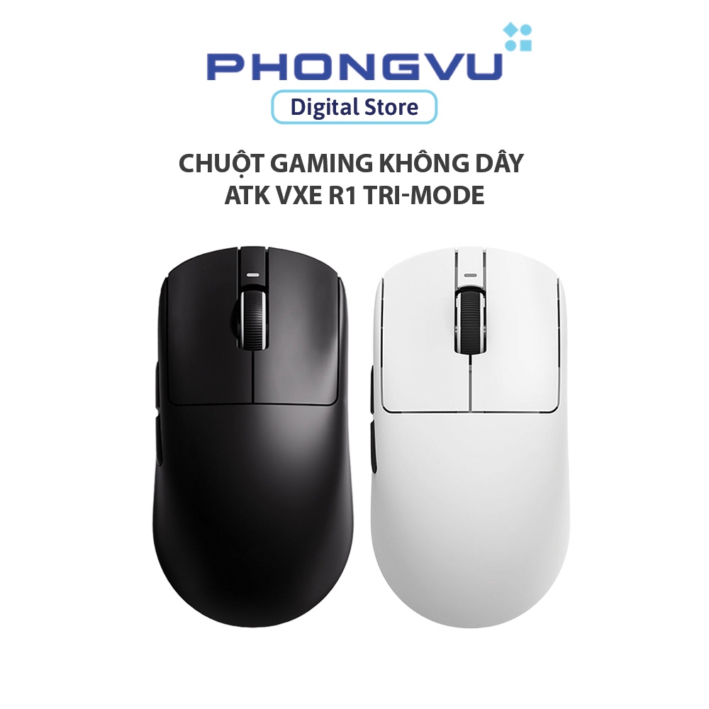 Chuột Gaming không dây ATK VXE R1 Tri-mode - Bảo hành 12 tháng | Shopee ...
