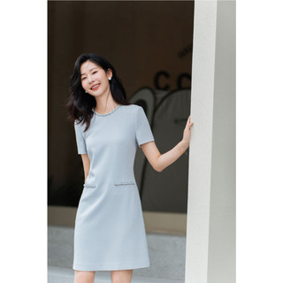 Đầm thiết kế Rian dress - xanh pastel dáng suông thanh lịch
