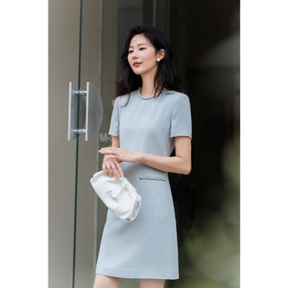 Đầm thiết kế Rian dress - xanh pastel dáng suông thanh lịch