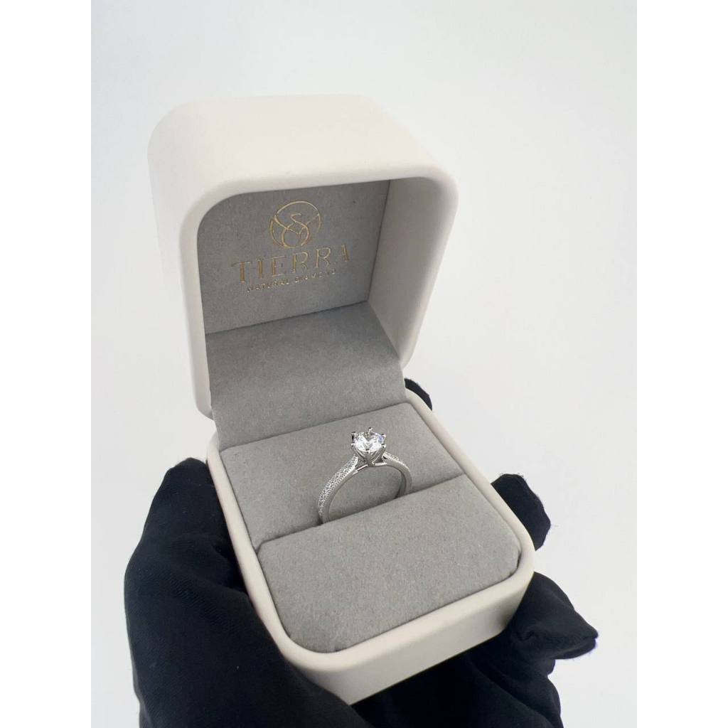 [CHAT TRƯỚC KHI ĐẶT] Nhẫn Cầu Hôn Tierra NCH1418 Vàng 14K 18K ĐínhTấm CZ Lấp Lánh, Nhẫn Hẹn Ước, Khắc Tên Miễn Phí