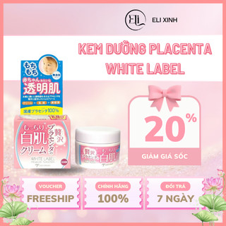 Kem Dưỡng Placenta WHITE LABEL PREMIUM PLACENTA CREAM Elixinhstore, Trắng Da Mịn Giàu Dưỡng Chất