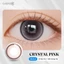Kính áp tròng khoá ẩm 8H 1 Tháng Màu Hồng Pha Lê CARASE, Lens cận CRYSTAL PINK