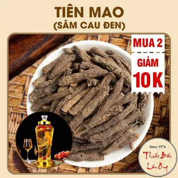 Tiên mao 1kg, sâm cau đen, khô, thơm, sạch, không lẫn tạp chất - Lãn Ông