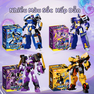 Đồ Chơi Robot Biến Hình Metal Cardbot 2in1 Đi Kèm Card Thẻ Bài Nhân Vật - Đồ Chơi Lắp Ráp Mô Hình Robot Chiến Đấu Cho Bé