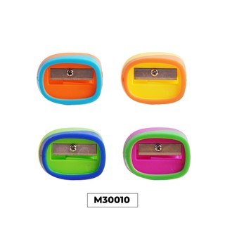 Combo 10 Gọt Bút Chì Mini Mondez Nhiều Màu Sắc, Chuốt Bút Chì Chất liệu ABS Bền Bỉ, Lưỡi Dao Không Bị Han Rỉ
