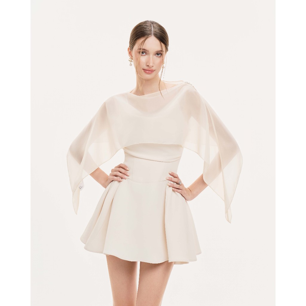 RECHIC Khăn choàng tằm ánh Lassi che bắp tay thướt tha nhẹ nhàng sang trọng | BigBuy360 - bigbuy360.vn