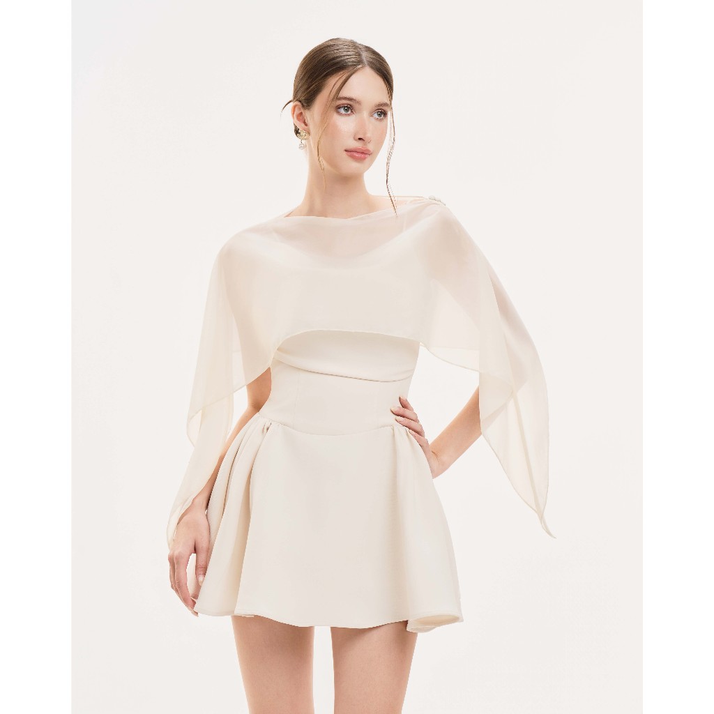 RECHIC Đầm 2 dây Lynase cổ đổ nhẹ sang trọng sành điệu (KHÔNG KÈM ÁO CHOÀNG) | BigBuy360 - bigbuy360.vn