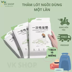 Thảm Lót Ngồi Dùng Một Lần 40*50cm – Tiện Lợi, Vệ Sinh, Chống Thấm, Dành Cho Du Lịch – Dã Ngoại