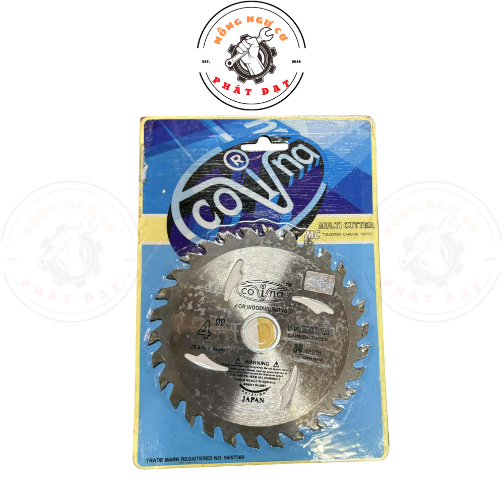 Lưỡi cưa gỗ 1 tấc COVINA_ NAM KIẾN  | Răng hợp kim siêu bén – cắt ngọt – bền – không cháy gỗ