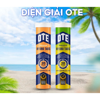 Viên sủi điện giải bổ sung khi chơi thể thao OTE Hydro Tabs các vị Chính hãng - Bù nước điện giải