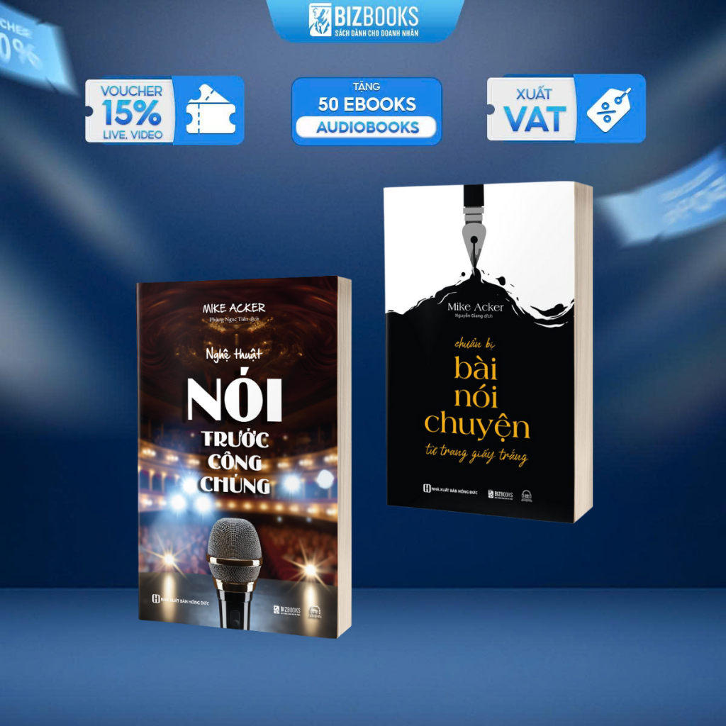 Sách Nghệ Thuật Nói Trước Công Chúng Và Chuẩn Bị Bài Nói Chuyện Từ Trang Giấy Trắng - Bizbooks