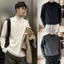 Áo giữ nhiệt Nam FABUMAN CỔ 3 phân chất cotton co giãn 4 chiều màu đen trắng BIGSIZE