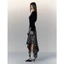 Chân váy kẻ caro PUNCH hot girl retro thiết kế bất đối xứng layer nhiều lớp | KHAO BOUTIQUE