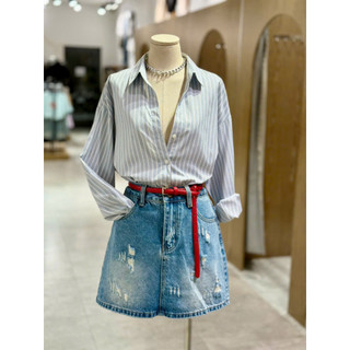 Áo Sơ Mi Nữ Kẻ Sọc JP Fashion Dài Tay, Chất Kate Vải Mát Thoáng Khí, Họa Tiết Dọc Sọc Trẻ Trung 10612026