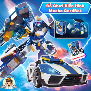 Đồ Chơi Robot Biến Hình Metal Cardbot 2in1 Đi Kèm Card Thẻ Bài Nhân Vật - Đồ Chơi Lắp Ráp Mô Hình Robot Chiến Đấu Cho Bé