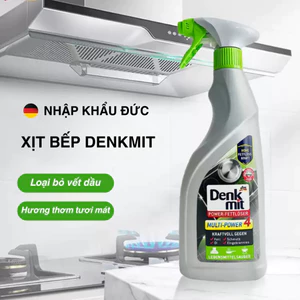 Chai xịt tẩy rửa nhà bếp Denkmit đa năng 750ml dùng cho cả máy hút mùi Power4