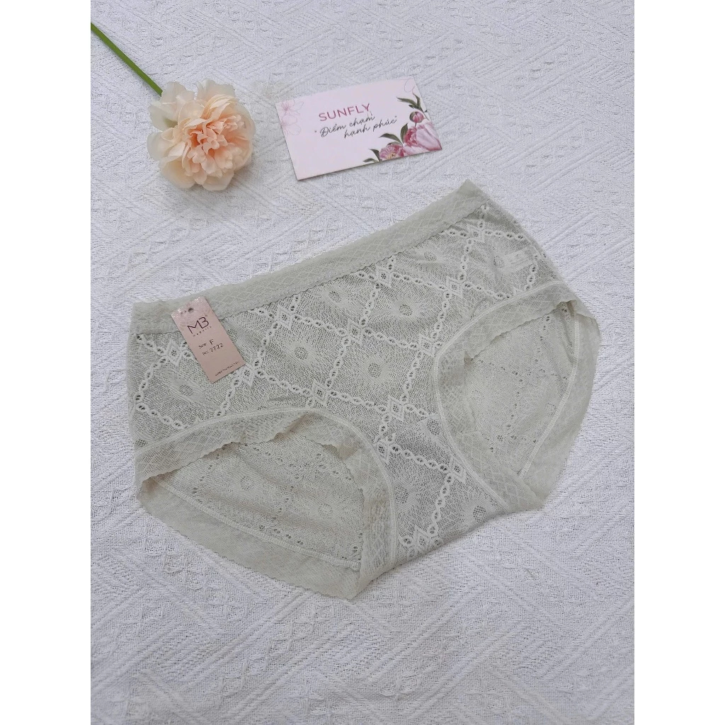 Quần lót nữ ren kháng khuẩn freesize ( 43-60kg) QLC7722