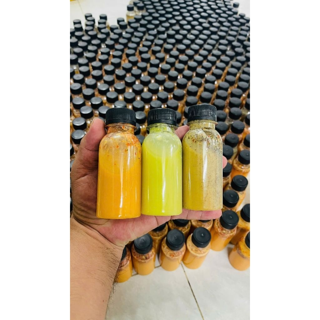 (siêu sales)sét 3 Chai Muối Chấm 3 Vị Muối Ớt Xiêm Xanh, Muối ớt đỏ it cay, Muối Ớt Đỏ Thần Thánh Muối Tiêu Đen Ngũ Vị
