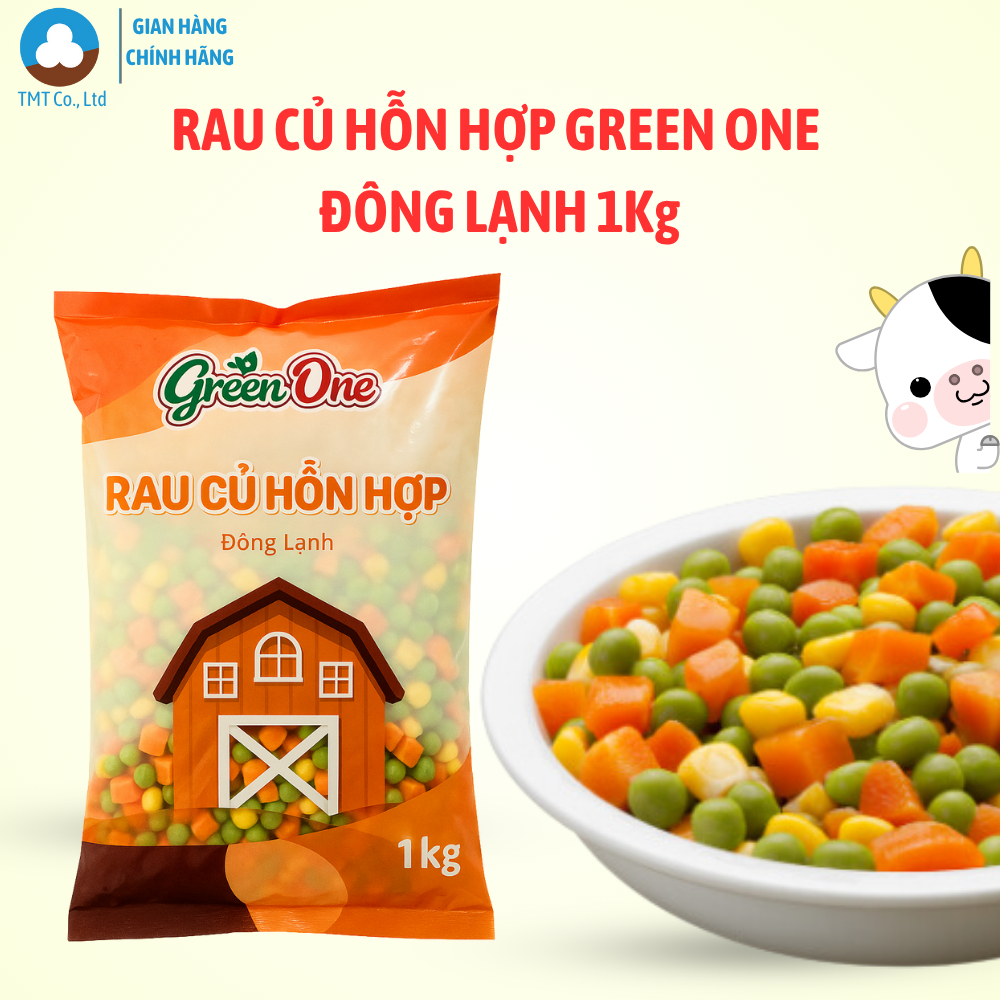 Rau Củ Hỗn Hợp Green One Đông Lạnh túi 1kg | Shopee Việt Nam