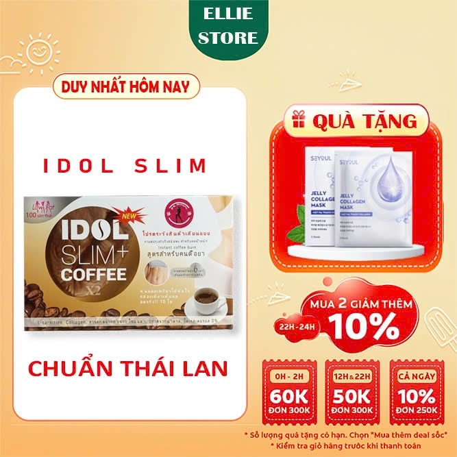 Cà Phê Cafe Ido Coffee X2 Thái Lan Chính Hãng Hộp 10 gói | Shopee Việt Nam