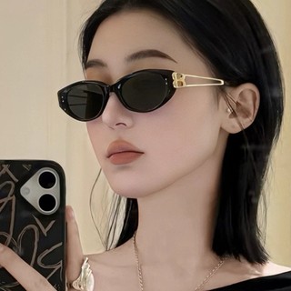 Kính Mắt Mèo Cao Cấp Kiểu Hàn Quốc, Gọng Kim Loại, Chống Tia UV 400
