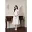 Đầm Dáng Dài Tay Xếp Ly 1F32.2510. Đầm Cổ V Thanh Lịch Dự Tiệc Công Sở Sang Trọng.Váy Thu Đông Phong Các Hiện Đại By JM