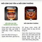 Nồi cơm điện cao tần HOMEVIVO AR-F40I567 1,5L - Đa chức năng - Lòng nồi Inox 304 - Màn hình LED sang trọng - BH 2 năm — ảnh 8