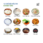 Nồi cơm điện cao tần HOMEVIVO AR-F40I567 1,5L - Đa chức năng - Lòng nồi Inox 304 - Màn hình LED sang trọng - BH 2 năm — ảnh 7