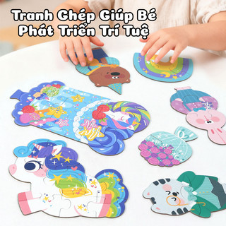 Bộ Đồ Chơi Lắp Ghép Xếp Hình Bảng Chữ Cái,Chữ Số,Xe Cộ,Con Vật Vừa Học Vừa Chơi - Đồ Chơi Giáo Dục Sớm,Phát Triển Não Bộ