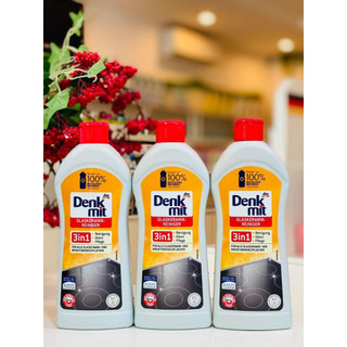 Dung dịch vệ sinh mặt kính bếp từ,bếp hồng ngoại Denkmit 3in1 300ml - Hàng nội địa đức