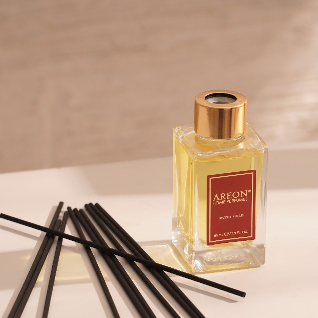 Tinh Dầu Thơm Phòng Cao Cấp Areon Home Sweet Gold 85ml Chính Hãng- Hương Thơm Sang Trọng, Đẳng Cấp