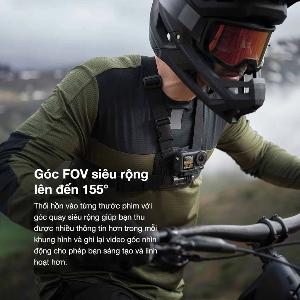 Camera Hành Động DJI Osmo Action 5 Pro | Máy Quay Hành Trình 4K | Chế Độ Màu HLG | Quay Đêm Rõ Nét