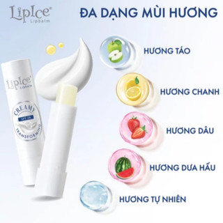 Son Dưỡng Không Màu Chuyển Kem Mịn LipIce Creamy Lipbalm