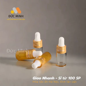 Lọ Chiết Seum ,Chai serum Chiết Tinh Dầu Nước Hoa Thủy Tinh mỏng 3ml/5ml