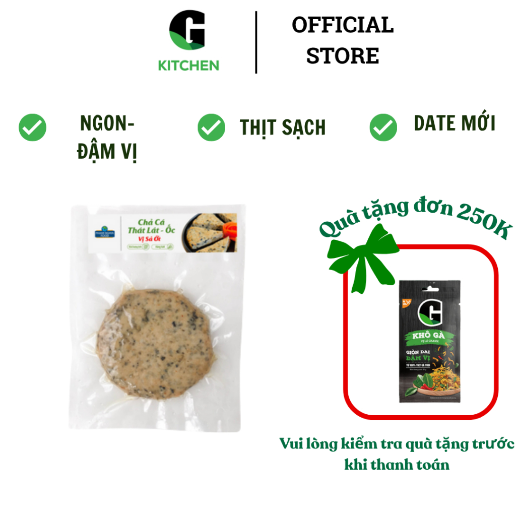 Chả cá thát lát ốc sả ớt đông lạnh Phạm Nghĩa 200g [Giao nội thành HCM]