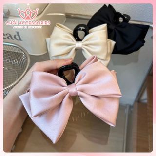 Kẹp tóc nữ nơ voan bồng bềnh hottrend nhiều mẫu mix kim tuyến voan nơ Y2K thời trang women Y221