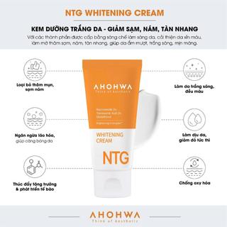 Ahowha - Combo 5 sample Kem Dưỡng Trắng Da Ahohwa Whitening Cream NTG