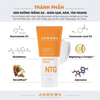 Ahohwa - NTG Whitening Cream - Kem dưỡng giúp giảm nám - 50ml