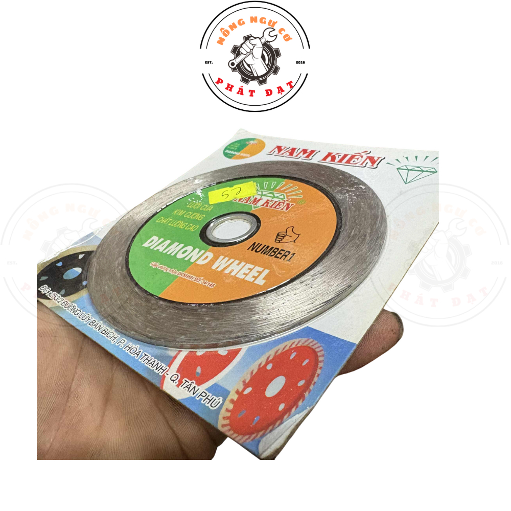 Lưỡi cắt hợp kim đa năng NAM KIẾN 1 Tấc – Cắt đá bóng kính, đá hoa cương, đá Granite, bê tông – Bén