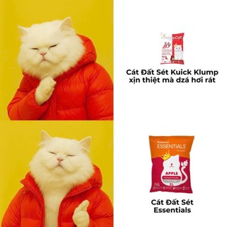 [BAO BÌ MỚI] Cát đất sét Aatas  5L - 10L - Cát đất sét Mèo đất sét Bentonite tự nhiên __ ĐẤT SÉT