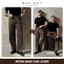 Quần Kaki Jean Nam Form Regular Fit Basic Màu Nâu Mocha