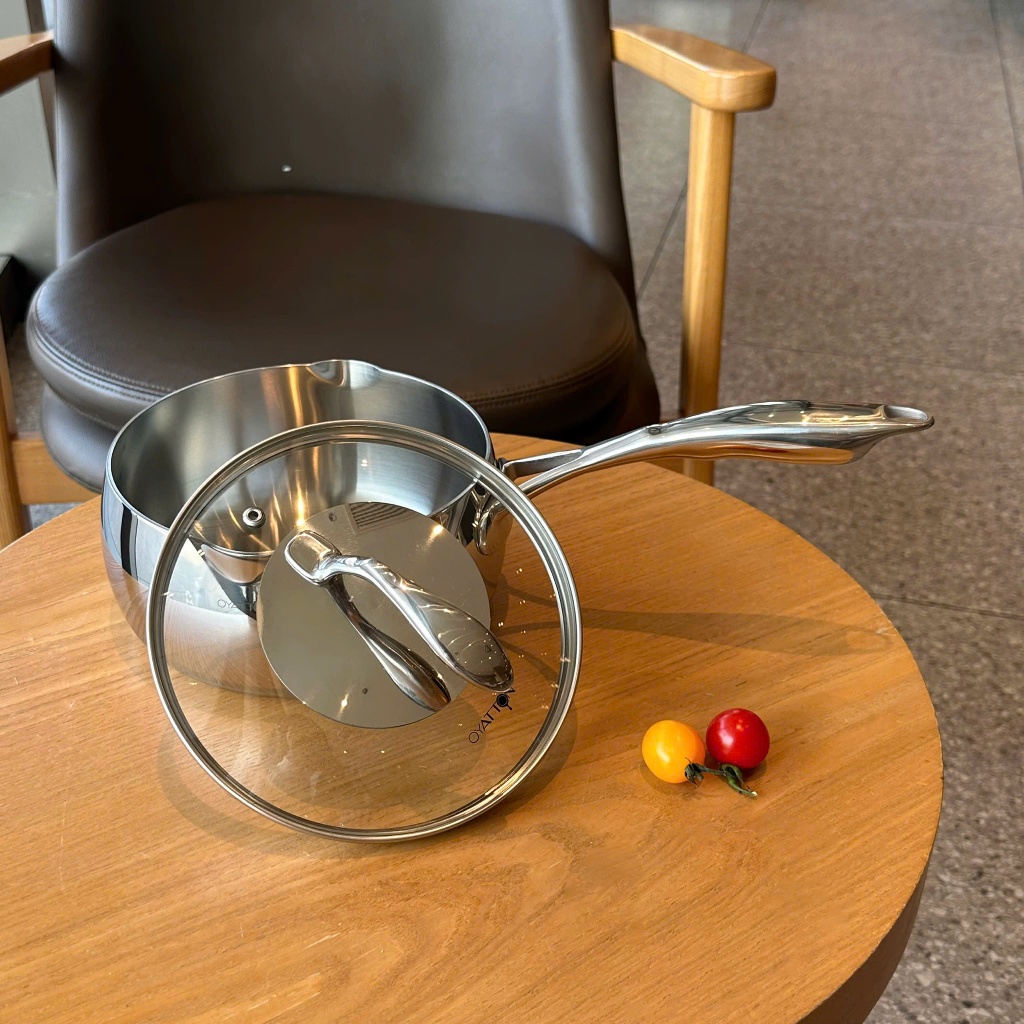 Quánh Táo Oyatton  16/18cm Chảo Sâu Lòng Inox 18/10 Oyatton