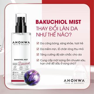 Ahohwa - Bakuchiol Mist - Xịt khoáng căng bóng, trẻ hoá tế bào sinh học - 150ml