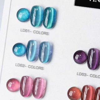 Set Mắt Mèo Kim Cương Đa Sắc Tone A 9 Chai VNM |Thegioinail666