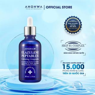 Ahohwa - Elazulene Peptablue Calming Ampoule - Tinh chất phục hồi, trẻ hoá tế bào sinh học - 50ml